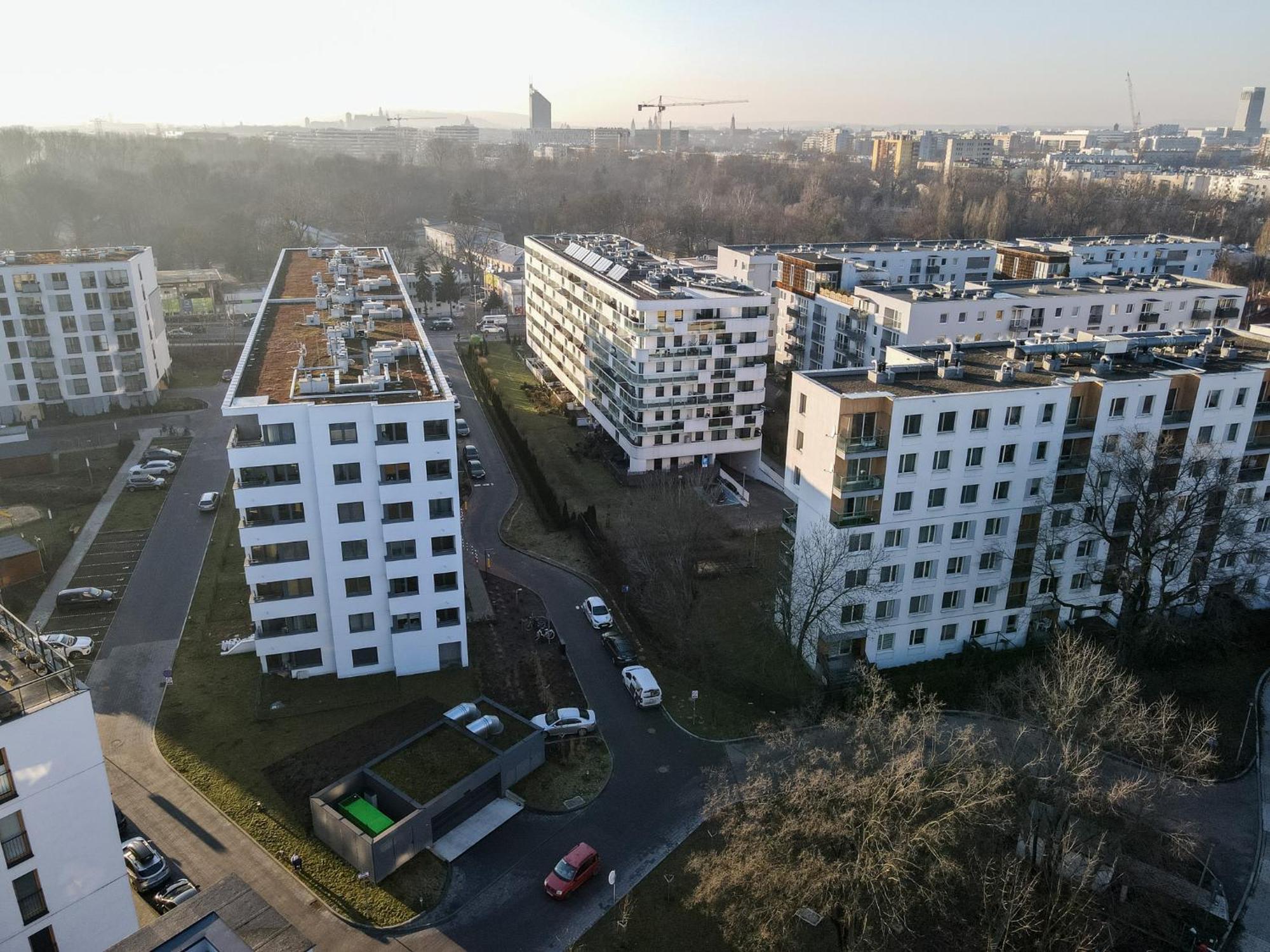 Dabie Park Residence Krakau Exterior foto